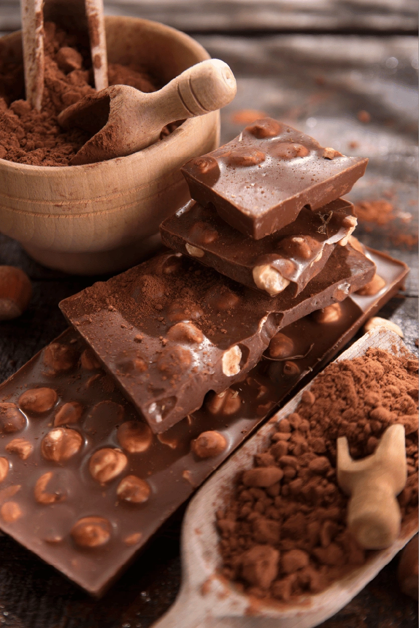 Productos de chocolate y cacao